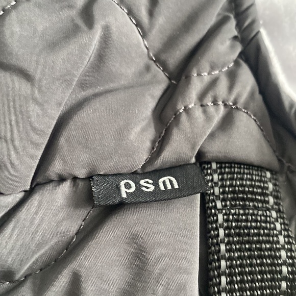 PSM BPS Quilted Warm Gray Dog Coat w/Soft Non Irritating Inside For XS Small Dog - Picture 9 of 12